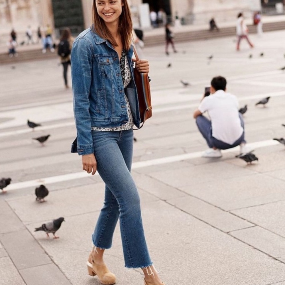 Madewell Cali Demi-Boot Jeans Raw-Hem Edition 31